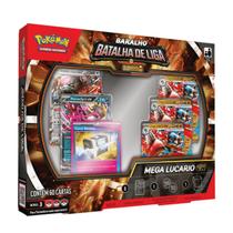 Box Pokémon Batalha de Liga Mega Lucario Ex 60 Cartas Copag Box Pokémon Batalha de Liga Mega Lucario Ex 60 Cartas Copag