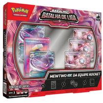 Box Pokemon Batalha de Liga Mewtwo EX da Equipe Rocket Copag
