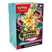 Box Pokémon Booster Megaevolução Heróis Excelsos 108 Cartas