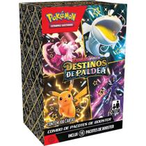 Box Pokemon Coleção Destinos de Paldea Com 18 Boosters - Copag