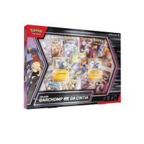 Box Pokémon Coleção Garchomp ex da Cíntia Coroa Estelar 63 Cartas Copag Box Pokémon Coleção Garchomp ex da Cíntia Coroa Estelar 63 Cartas Copag