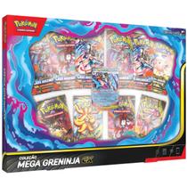 Box Pokemon Coleçao Mega Greninja Ex 61 Cartas Copag TCG Box Pokemon Coleçao Mega Greninja Ex 61 Cartas Copag TCG