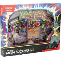 Box Pokémon Coleção Mega Lucario EX 49 Cartas - Copag Box Pokémon Coleção Mega Lucario EX 49 Cartas - Copag