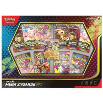 Box Pokemon Coleção Mega Zygarde Ex com 61 Cartas - Pokémon Box Pokemon Coleção Mega Zygarde Ex com 61 Cartas - Pokémon