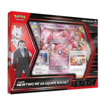 Box Pokemon Coleção Mewtwo ex Da Equipe Rocket