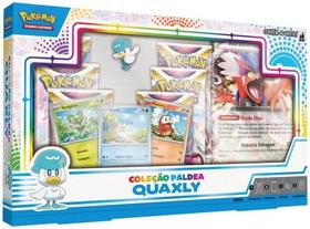 Box Pokémon Coleção Paldea Quaxly Copag
