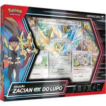 Box Pokemon Coleção Zacian Ex Do Lupo 40 Cartas Copag TCG Box Pokemon Coleção Zacian Ex Do Lupo 40 Cartas Copag TCG