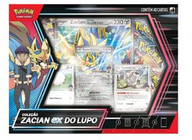 Box Pokemon Coleção Zacian Ex do Lupo Amigos De Jornada