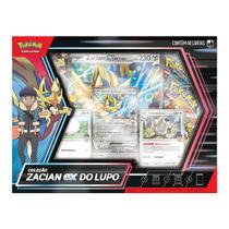 Box Pokemon Coleçao Zacian ex Do Lupo Cartas Pokemon