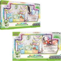 Box Pokémon Copag Coleção Paldea Sprigatito 40 Cartas 32528