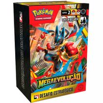 Box Pokémon Desafio Estratégico Mega Evolução ME01 88 Cartas 10049 35661 - Copag Box Pokémon Desafio Estratégico Mega Evolução ME01 88 Cartas 10049 35661 - Copag