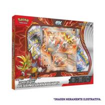 Box Pokémon Destino Paradoxais Fogo Corrosão Ex - Copag