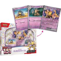 Box Pokemon Escarlate e Violeta 151 Alakazam Ex 40 Cartas Copag