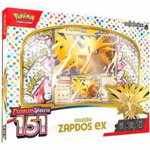 Box Pokémon Escarlate e Violeta 151 Zapdos Ex 33354 33355 - Copag