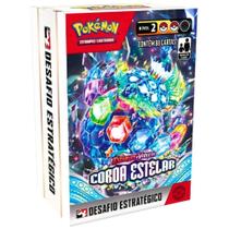 Box pokemon escarlate e violeta 7 coroa estelar desafio estrategico copag