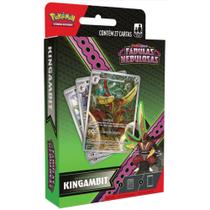 Box Pokémon Escarlate e Violeta Fábulas Nebulosas Kingambit Copag cards cartas