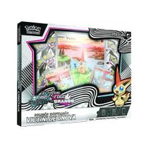 Box Pokémon EV10.5 Fogo Branco E Raio Preto Victini 39 Cartas Copag