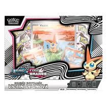 Box Pokémon EV10.5 Fogo Branco e Raio Preto Victini com 39 Cartas 10029 35909 - Copag