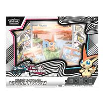 Box Pokémon EV10.5 Fogo Branco E Raio Preto Victini - Copag