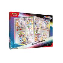 Box Pokémon EV8.5 Coleção Premium Evoluções Prismáticas 62 Cartas Copag COR:Roxo Box Pokémon EV8.5 Coleção Premium Evoluções Prismáticas 62 Cartas Copag COR:Roxo