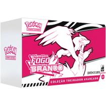 Box Pokémon - Fogo Branco - Coleção Treinador Avançado - Escarlate e Violeta - Copag