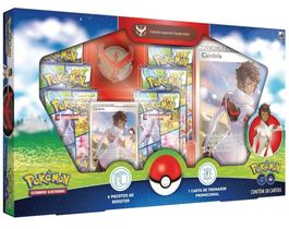Box Pokémon GO Coleção Especial Equipe Valor Treinador Candela 38 Cartas - Copag (28478)