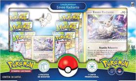 Box Pokémon Go Eevee Radiante Cartas Cards Copag Original
