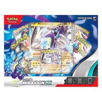 Box Pokémon Lendas de Paldea Miraidon Ex com 38 Cartas 33016 33017 - Copag