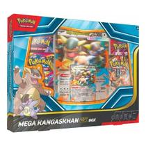 Box Pokémon Mega Kangaskhan Ex Coleção Tcg com Boosters Copag Box Pokémon Mega Kangaskhan Ex Coleção Tcg com Boosters Copag
