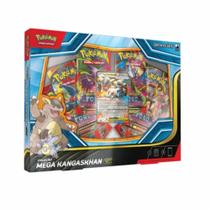 Box Pokémon Mega Kangaskhan Ex Coleção Tcg com Boosters Copag Box Pokémon Mega Kangaskhan Ex Coleção Tcg com Boosters Copag