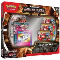 Box Pokemon Mega Lucario Ex Batalha de Liga com 60 Cartas Box Pokemon Mega Lucario Ex Batalha de Liga com 60 Cartas