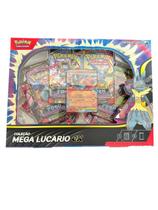 Box Pokemon Mega Lucario Ex Mega Evolução 49 Cartas