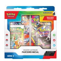 Box Pokemon Parceiro Inicial Série 3 Ilustração Rara Box Pokemon Parceiro Inicial Série 3 Ilustração Rara