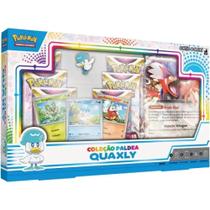 Box Pokemon Quaxly Colecao Paldea 40 Cartas - Copag 32528