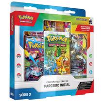 Box Pokemon Série 3 Coleção Parceiro Inicial 21 Cartas Box Pokemon Série 3 Coleção Parceiro Inicial 21 Cartas