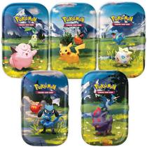 Box Pokemon TCG Mega Evolução Ascended Heroes Mini Lata Em Ingles