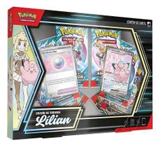 Box Pokémon Torneios Lílian Clefairy Ex Cartas e Boosters Box Pokémon Torneios Lílian Clefairy Ex Cartas e Boosters