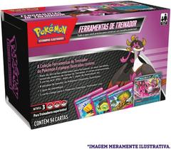 Box Pokmeon Ferramentas de Treinador Fezandipiti EX TCG - Copag