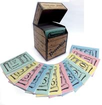 Box Provérbios de Salomão com 31 Mini Livretos - Diagonal Cordéis