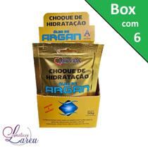 "Box Sachê de Hidratação Capilar 50 gr Argan (6 unidades) - Arovida