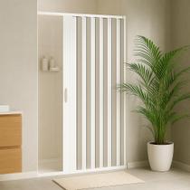 Box Sanfonado Pvc 160 Cm X 185 Cm Branco Pronta Entrega