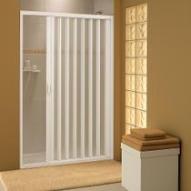 Box Sanfonado Translucido Bcf Pvc 1,30 Lag X 1,85 Alt Branco