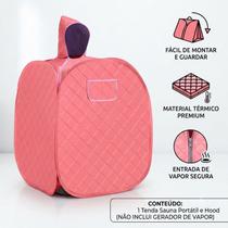 Box Sauna Portátil Compacto Tenda Térmica Fácil de Guardar Box Sauna Portátil Compacto Tenda Térmica Fácil de Guardar