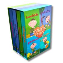Box - Sentimentos E Virtudes (4 Livros) - Humildade - Gratidão - Paciência - Coragem - Educativo Box - Sentimentos E Virtudes (4 Livros) - Humildade - Gratidão - Paciência - Coragem - Educativo