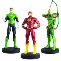 Box Set Collections Figure DC Arqueiro Lanterna Verde Flash - Eaglemoss