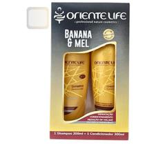 Box Shampoo e Condicionador Hidratante Banana e Mel 300 ml Oriente Life