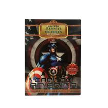 Box slim capitão américa coleção super heróis do cinema - ed. colecionador