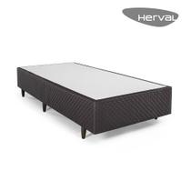 Box Solteirão Herval Idea, Jacquard Marrom, 39x96x203 cm