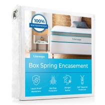 Box Spring Encasement Linenspa Standard Waterproof White