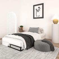 Box Spring Qingzhou Twin de 5 polegadas de altura em metal preto Box Spring Qingzhou Twin de 5 polegadas de altura em metal preto